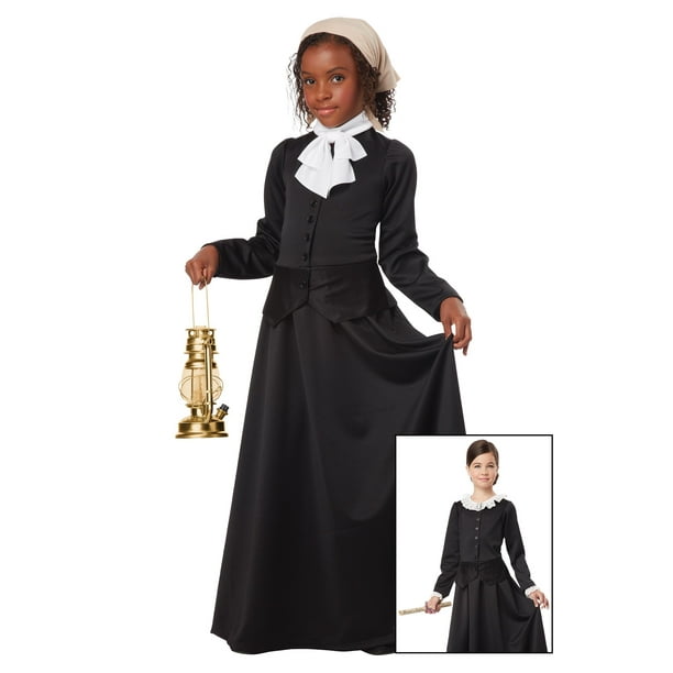 Women Harriet Tubman Historical Costume Susan B Anthony American Civil War Dress 